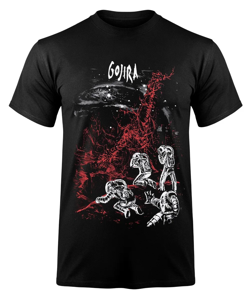 

Футболка GOJIRA EIFFEL FALLS, мужская и женская хлопковая футболка с круглым вырезом и короткими рукавами, футболка в стиле ретро в стиле хип-хоп Y2k, летняя мужская одежда