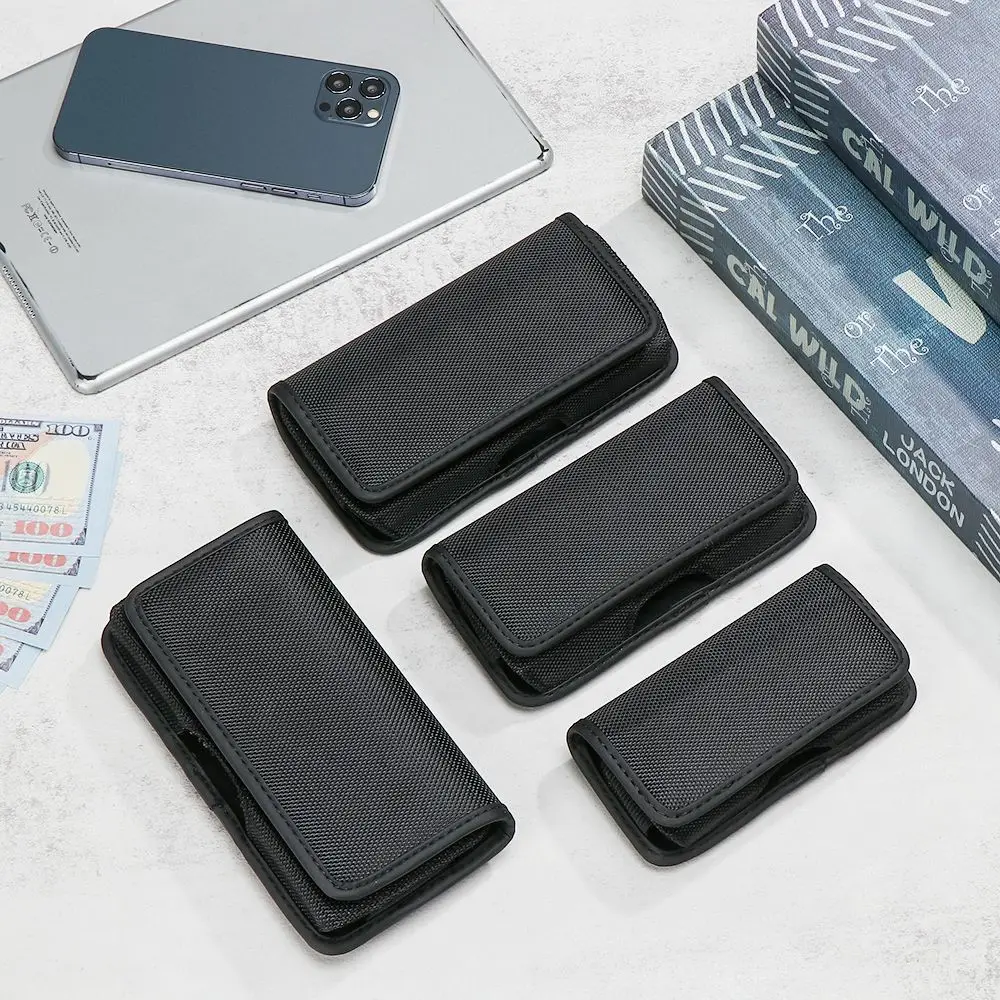 

Поясная нейлоновая сумка-кошелек Поясная сумка Сумка для мобильного телефона Карман для мобильного телефона