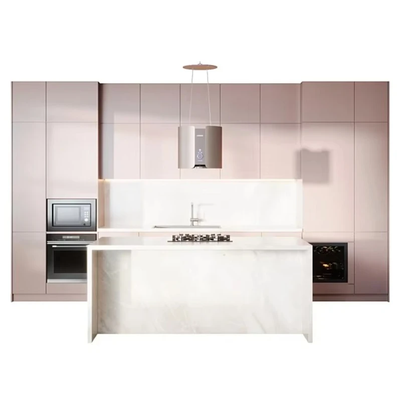 

Price Pink Cabinets Modern Design Full Kitchen Furniture