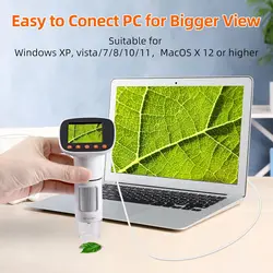 Microscopio de Video portátil CM3, aumento de 1000X, 2 pulgadas, 1080P, HD, microscopio biológico, lupa para soldadura electrónica