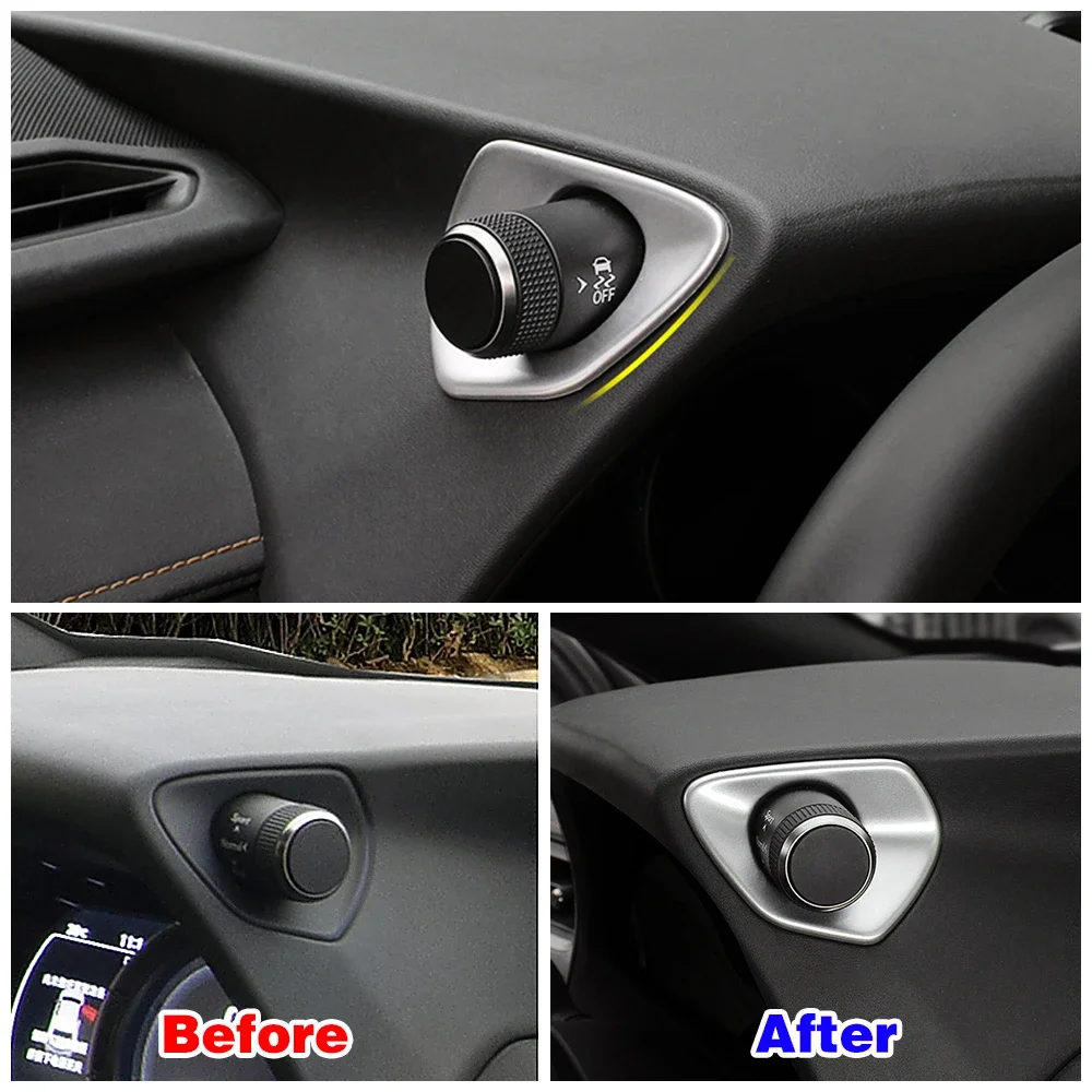 For Lexus UX UX200 UX250 2018-2022 Dashboard Control Adjustment Knob Decoration Sequins Cover Trim ABS Interior Modify Refit