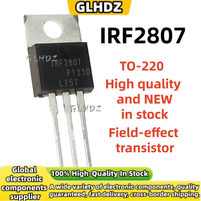 TO-220 10-30pcs/lot IRF2807 Field-effect transistor High quality and NEW in stock
