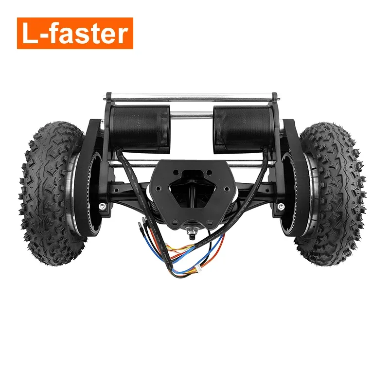 Dual 1650w Brushless DC motor kit belt drive off road electric skateboard prices With 8 inch Pneumatic Wheel