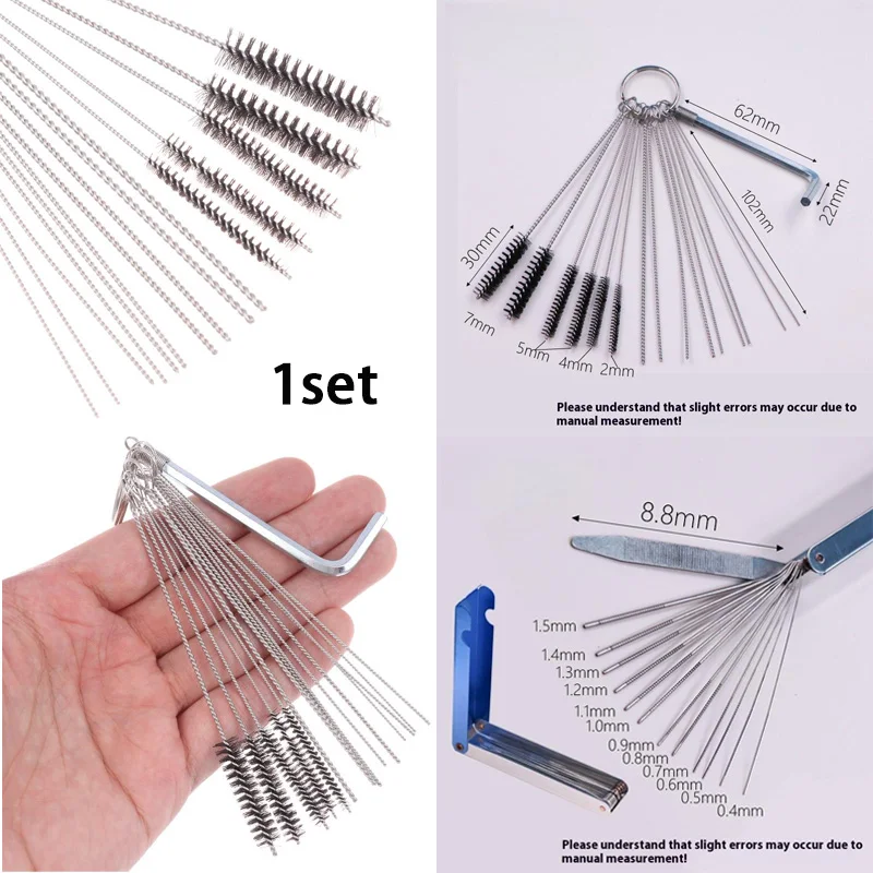 

1 комплект для автомобильного мотоцикла, сварочный аппарат, карбюраторная бензопила, карбоновый грязевой струй, удаление чистящих игл, щетки, инструменты для чистки