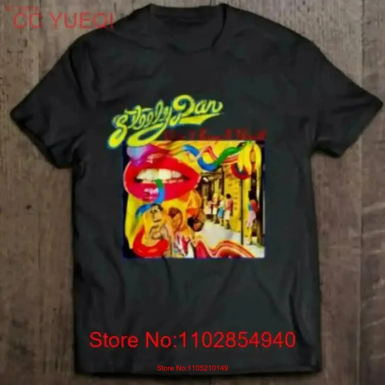 Футболка Steely Dan e мужская, все размеры, винтажная, стираная, унисекс, с графикой, дышащая, мужская, стильный, слегка модный топ для повседневной носки