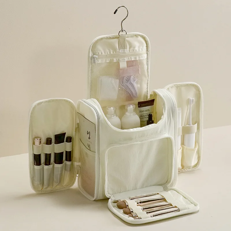 Waterproof Double Open Wash Storage Bag Travel Storage Luggage Bag Hook Bag Large Multi-functional Cosmetic Bag luxury bag