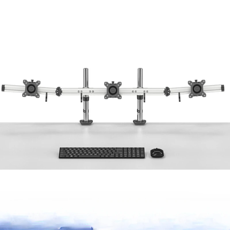 Dual-screen computer monitor bracket, three-screen desktop base bracket.