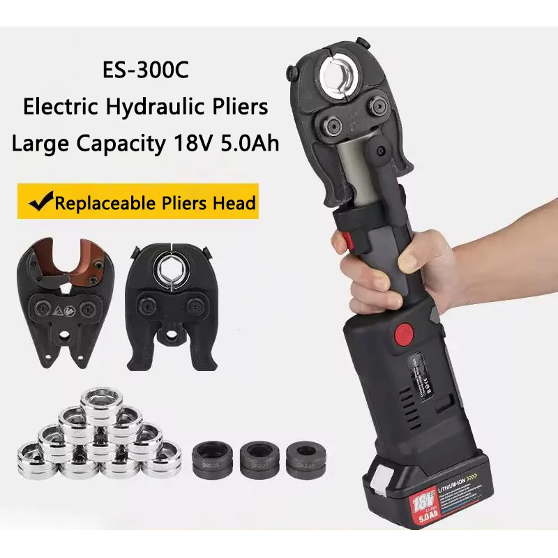 

Multifunctional Electric Hydraulic Machine for Wire Terminal Crimping, Stainless Steel Pipe Crimping, Wire Cutting, Three in One