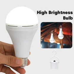 7W/15W LED Emergency Light Bulb Rechargeable White Light Led Bulb Emergency Charging Energy-Saving Light Bulb Camping Lamp