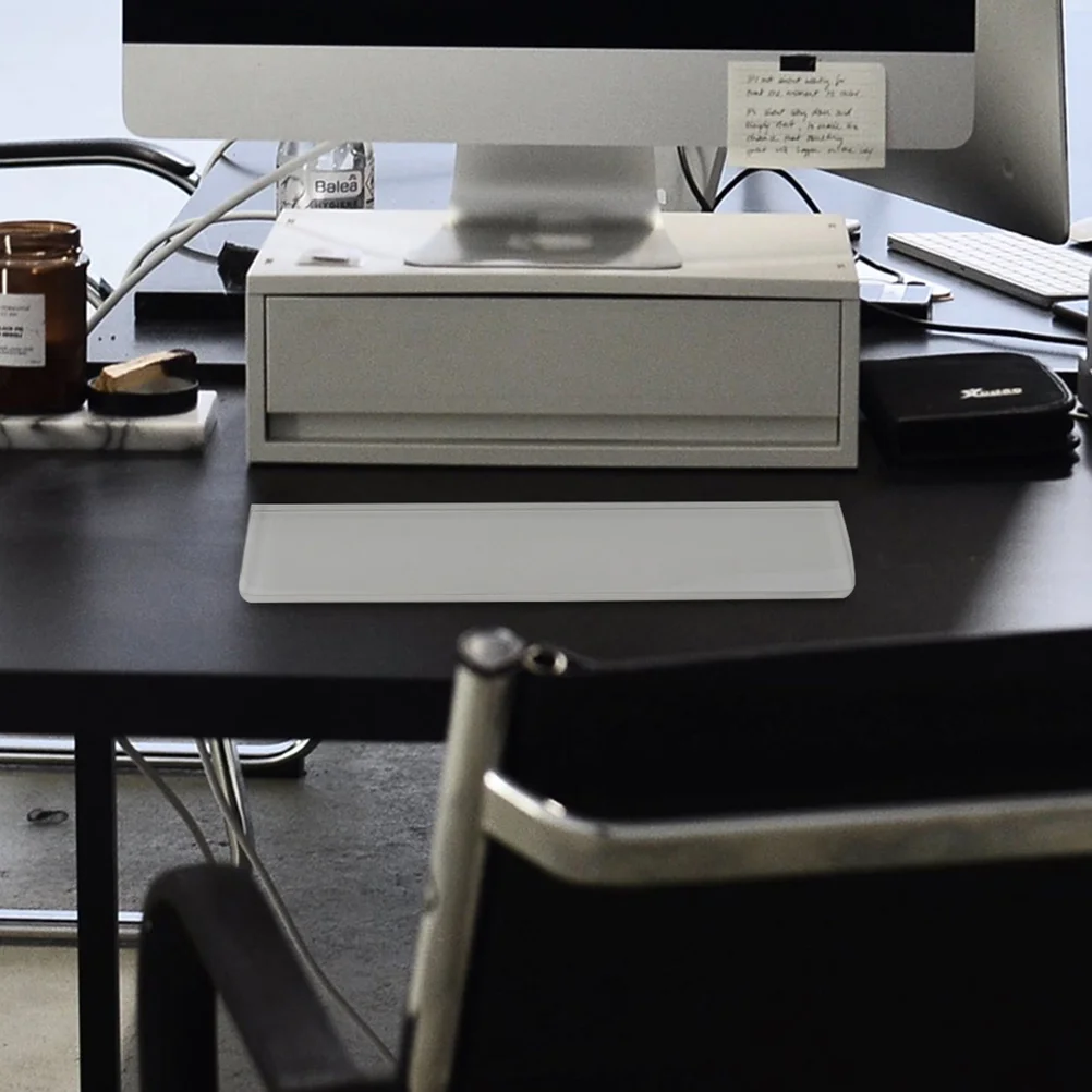 

Mechanical Keyboard Wrist Pad Ergonomic Epoxy Resin Design Smooth Non-Slip Support For Gaming Typing Laptop