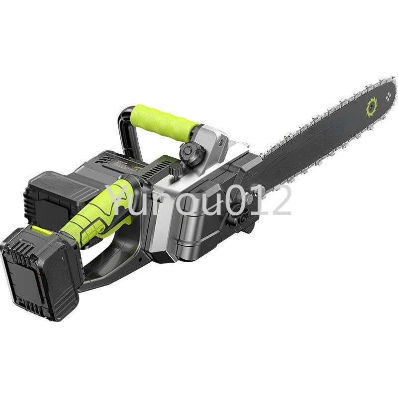 Inch 3000W Brushless Chainsaw Band 2pcs Battery Woodworking Pruning Chain Saw One-handed Garden Logging Power