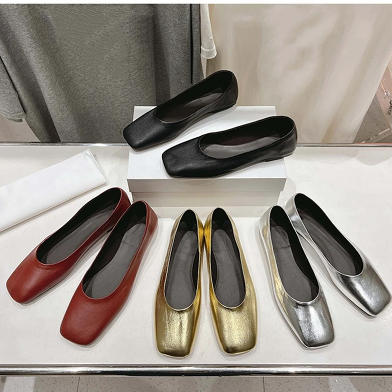 aiyuqi-2025-new-square-toe-women's-flat-shoes-slip-on-mary-jane-female-shoes-large-size-ballet-loafers-for-women