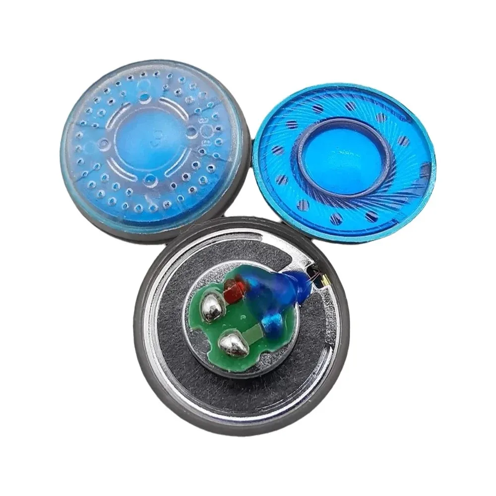 

1 Pair 15.4mm 80 ohm HiFi Headset Dual Dynamic Driver LCP Diaphragm Flat Earbuds Subwoofer Speaker Unit for MX500