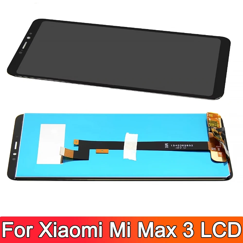 For Xiaomi Max3 LCD Display Touch Digitizer Assembly For Xiaomi Mi Max 3 M1804E4 LCD Screen Replacement