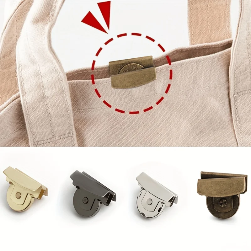 5 Pairs Durable Metal Snap Buttons, Seamless Magnetic Snap Clasps for Bags, Wallets & Garments, Multi Colors Available, DIY Purs
