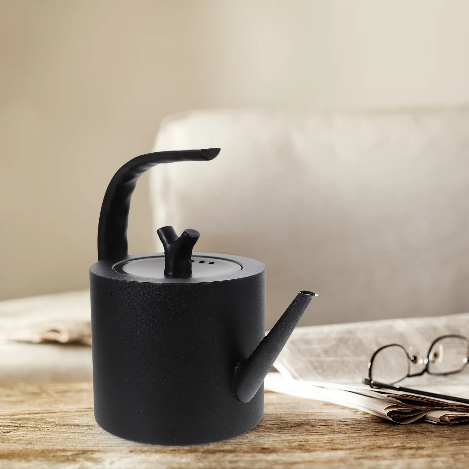 

1pc Stainless Steel Water Kettle 1.5L Coffee Tea Pot Kitchen Stovetop Brew Handle Household Metal Kettle Fast Heating