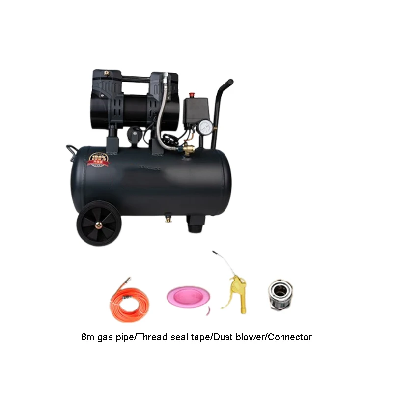 

15L/30L Oil-Free Air Compressor Electricral Air Pump 1580W 2880rpm Portable Air Pump Four-Cylinder Mute Air Pump