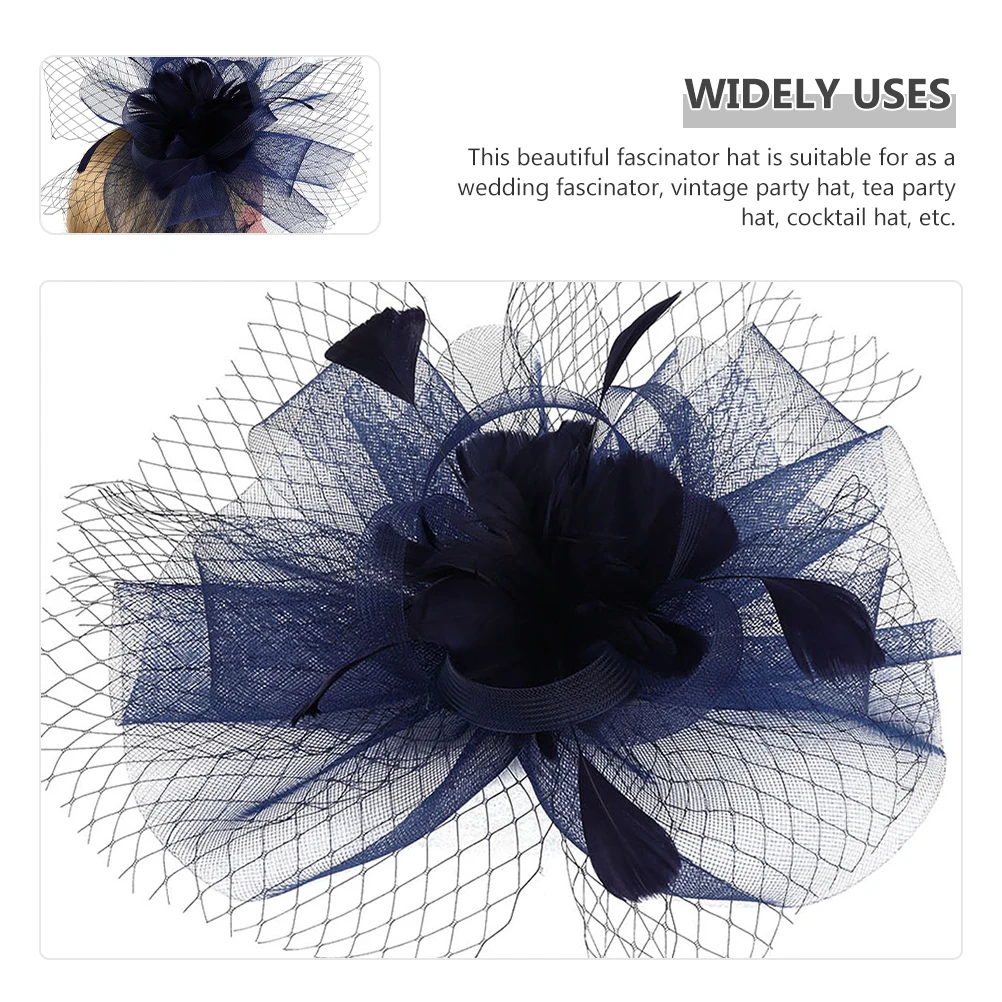 

Hair Mesh Bride Hat Headband Fascinators Hats for Women Girl Headbands