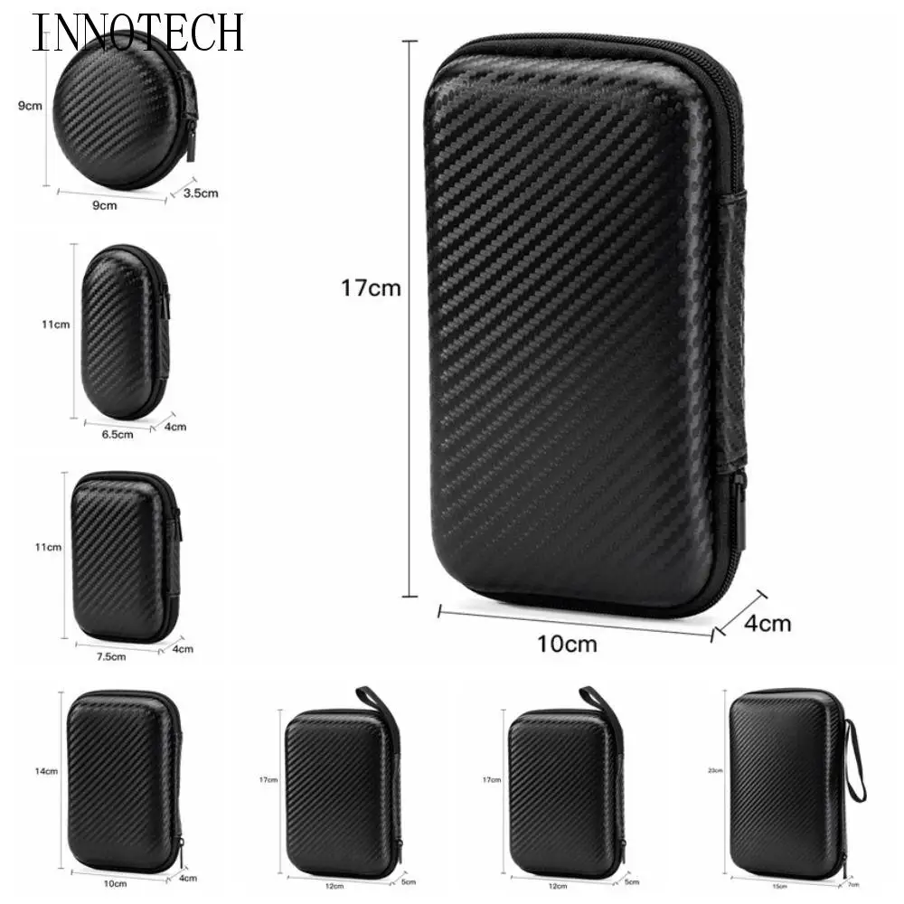 

Shockproof Headphones Carrying Case Dust-proof Waterproof Earphone Storage Bag Wear-resistant Soft Flannelette Lining 3C Digital