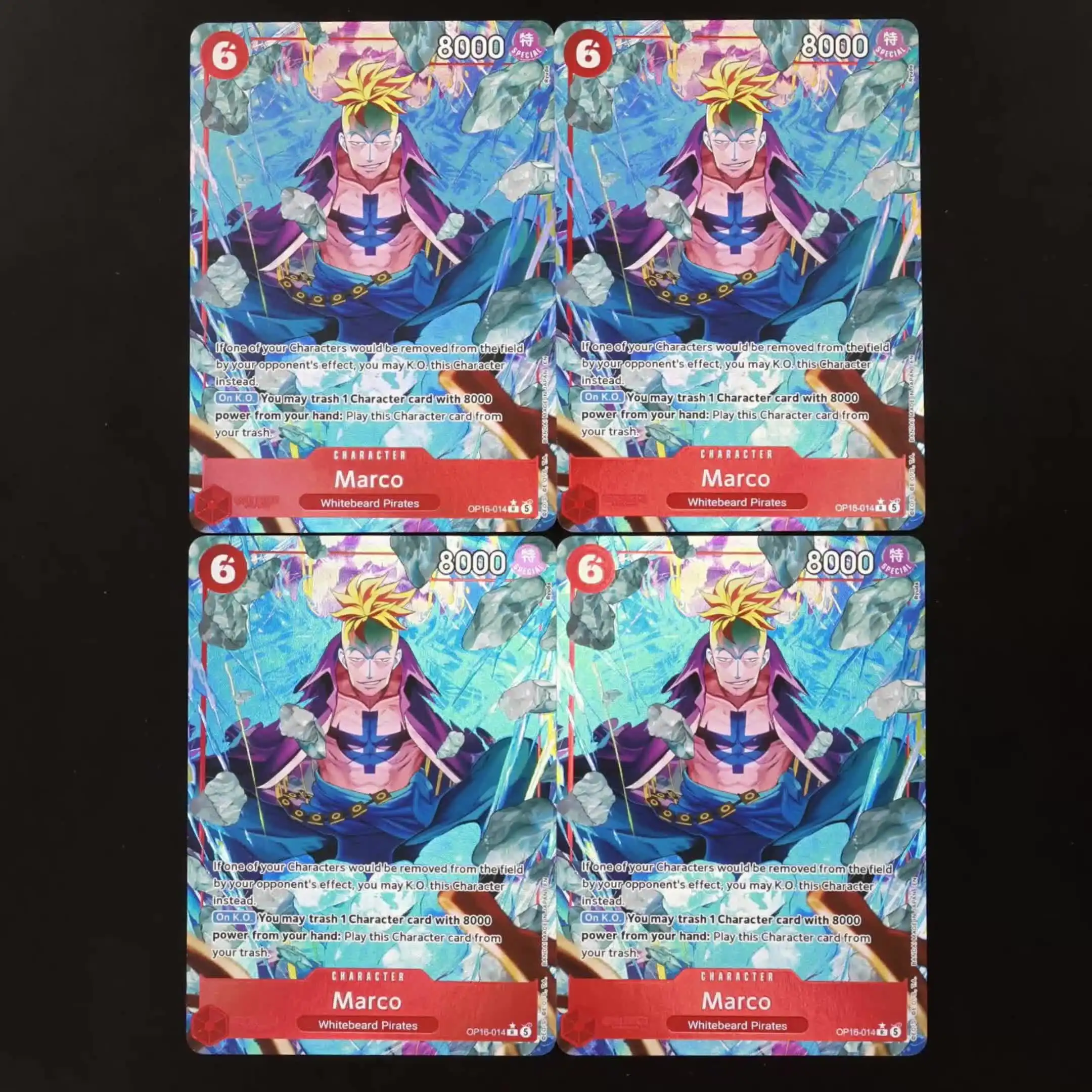 One Piece TCG OPCG English OP16-014 Marco R 6 Cost Red Marco