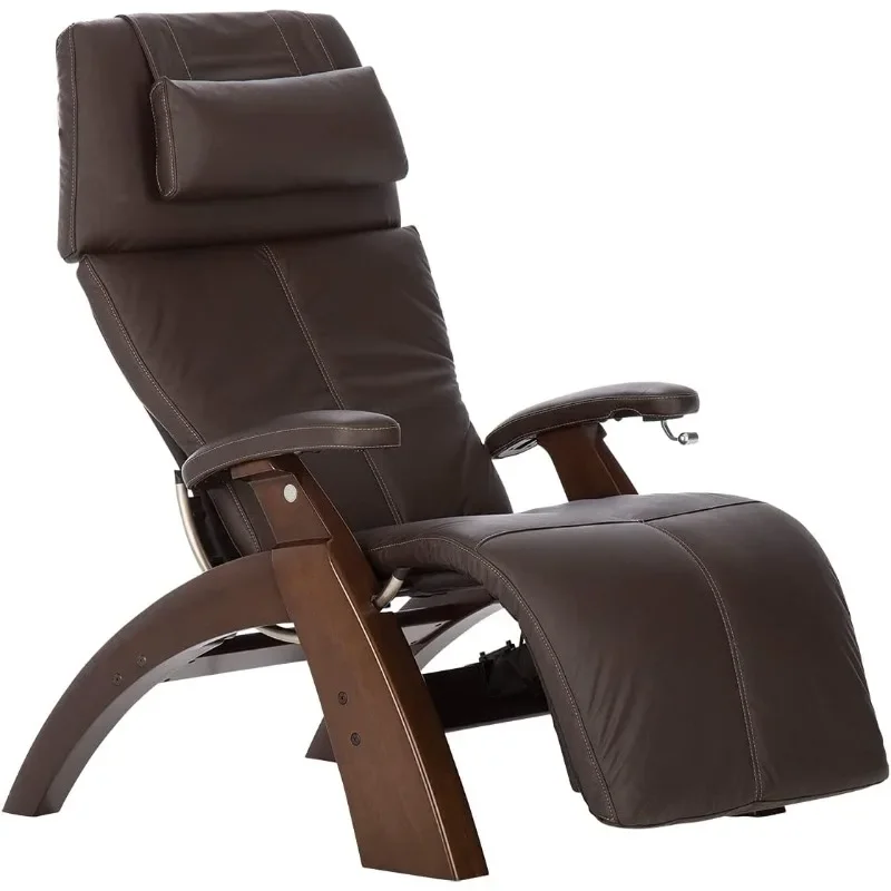 Fauteuil inclinable électrique en cuir Power ontariGravity, dossier solide, classique, bureau