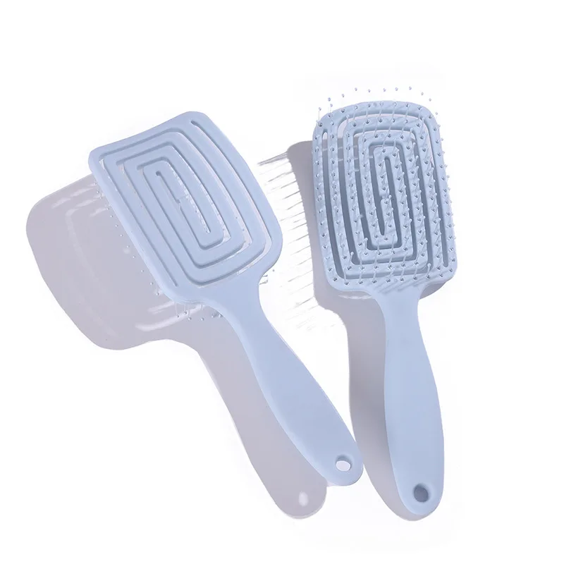 Creative Hollow Out Small Square Massage Hairdressing Comb Hollow Out Wet Curly Hair Brushes Barber Comb Salon Hair Styling Tool