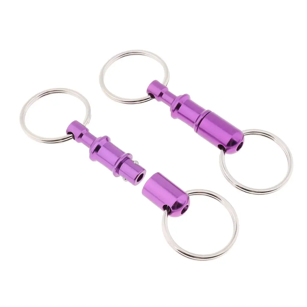 2PCS Detachable ,    Key Holder Dual Split s for Handy outdoor Accessories