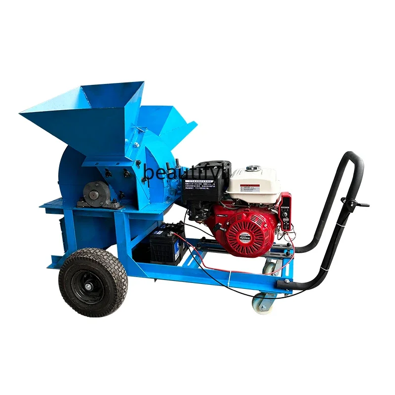 

Wood crusher Small multi-functional mobile scrap crusher Sawdust crushing equipment