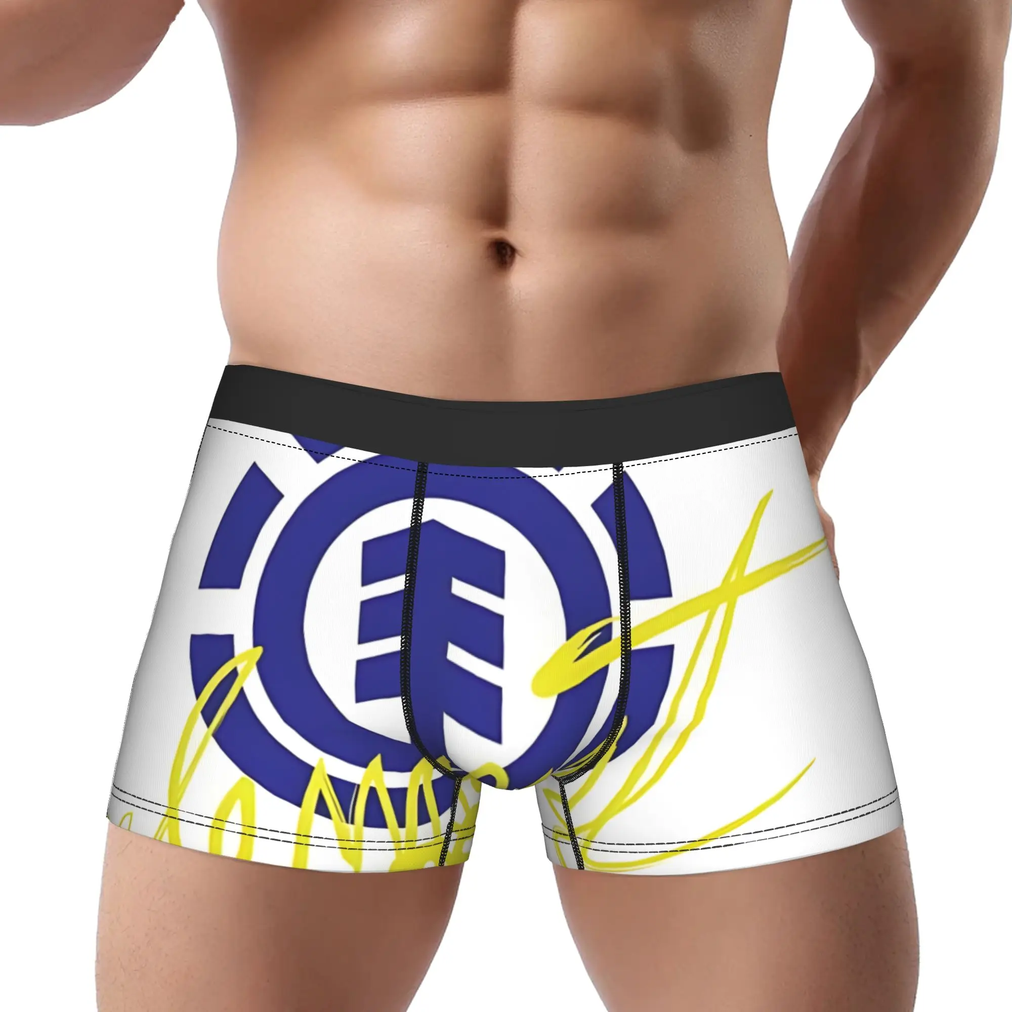 Element Skateboards Underpants Breathbale Panties Men's Underwear Element Comfortable Shorts Boxer Briefs
