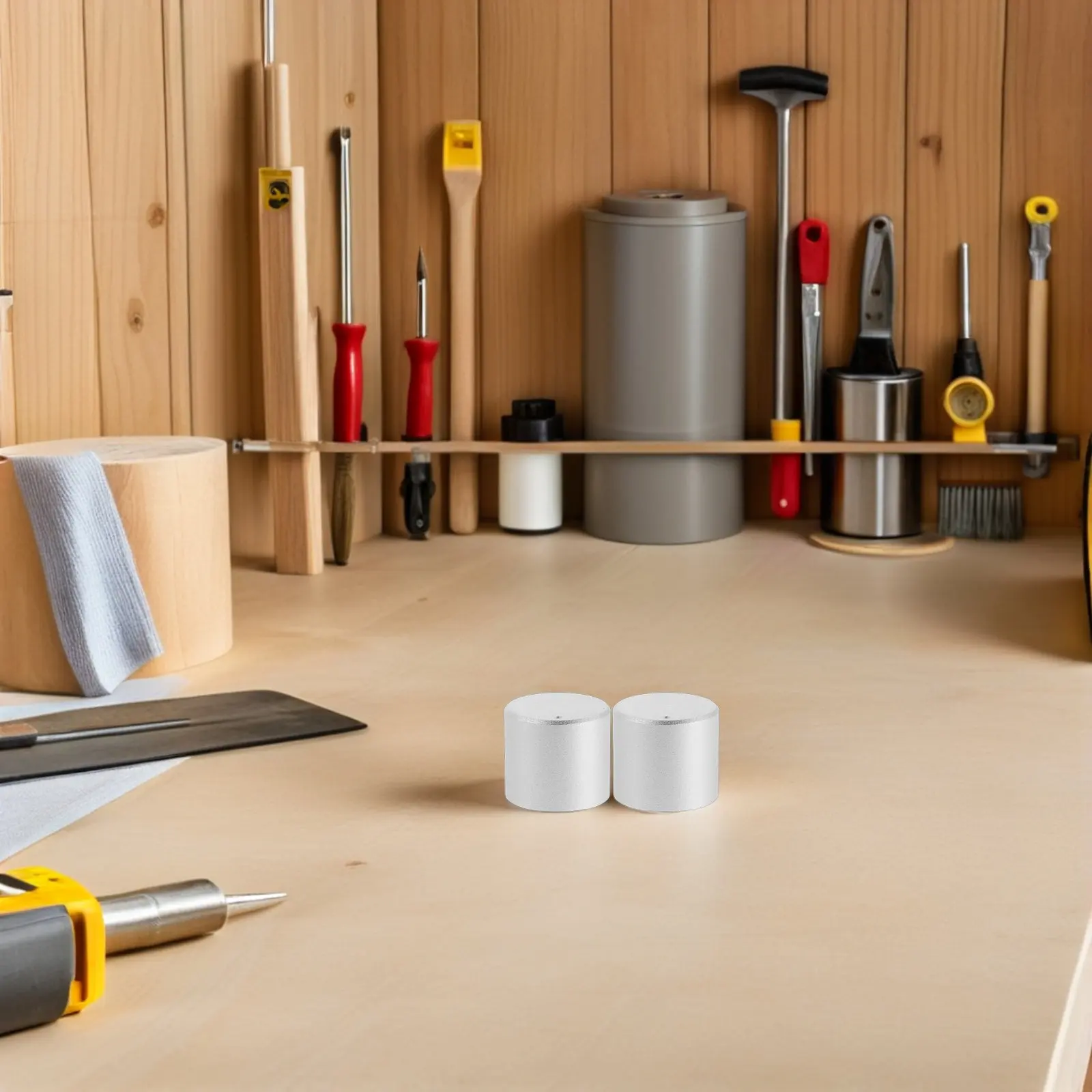 

2Pcs Guitar Control Knobs Aluminum Alloy Dome Style 6Mm Fit for Electric Guitar Tone Volume Precision Adjustment Hardware