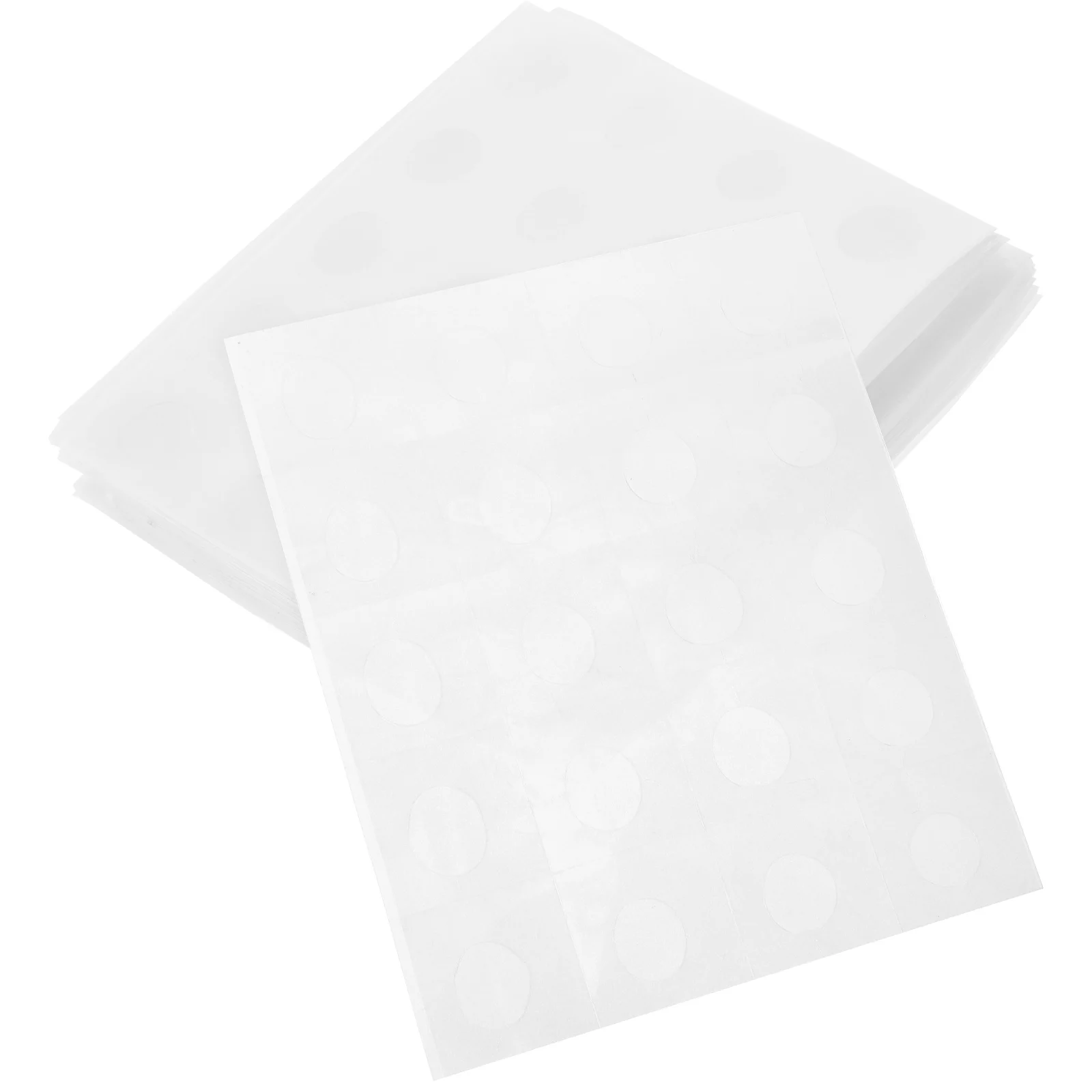 50 Sheets Double Sided Dot Stickers Clear Traceless Tape for Balloon Decoration Mounting Small Items Washable Adhesive Points