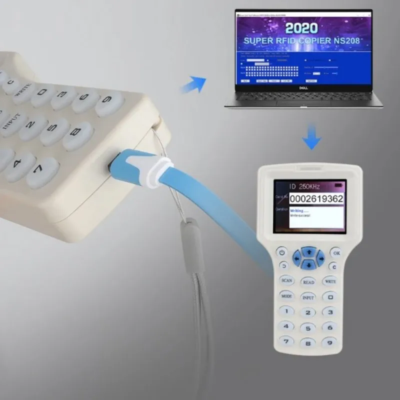 ID/IC Card Reader 08CD Operating Frequency 13.56MHZ 125KHZ 250KHZ 375KHZ 500KHZ HID (125KHZ) 08CD  for Access Card Elevator Card