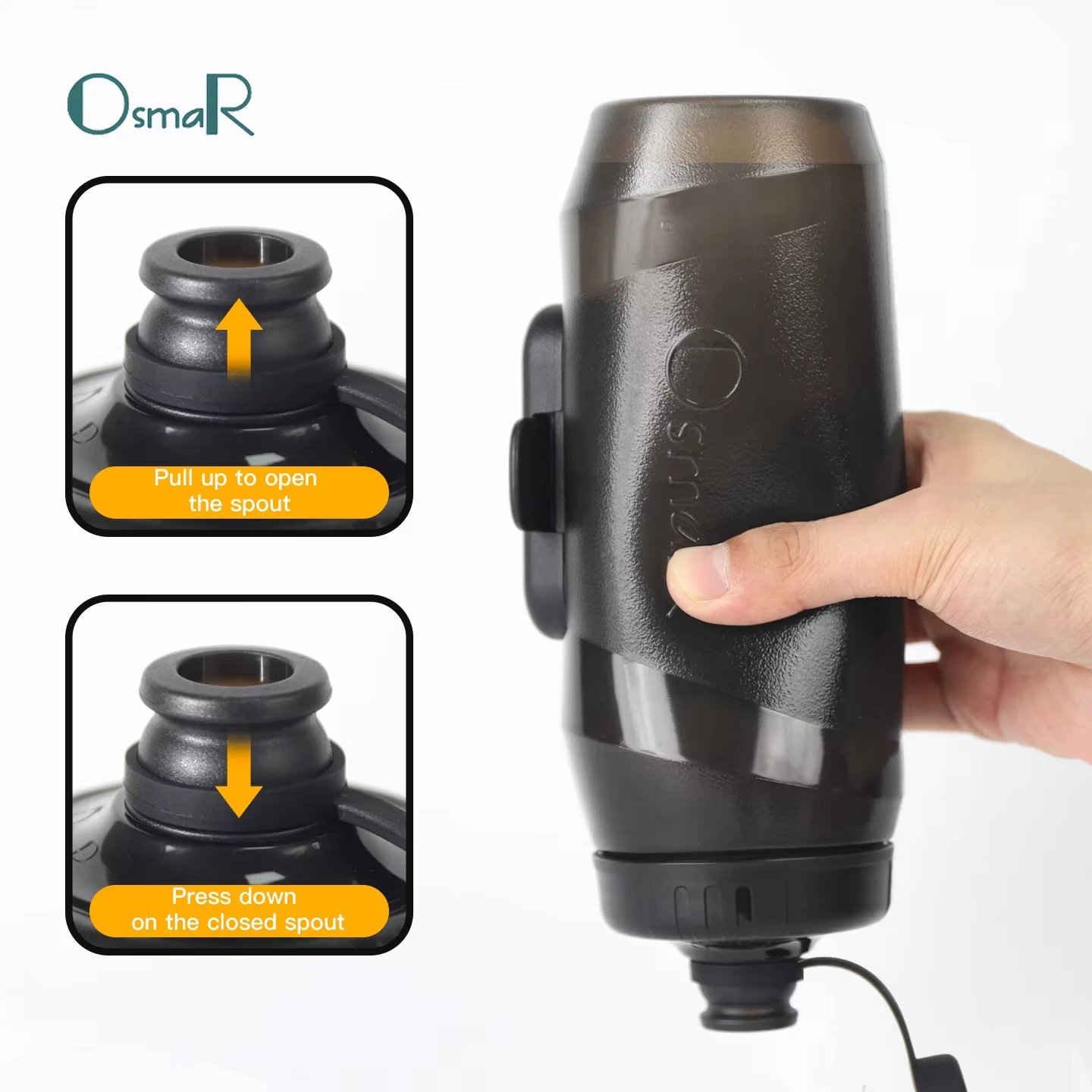 

OsmaR Bicycle Quick Release Bottle Magnetic Bottle 450/600/750ML Attached Bottle Cage Magnetic Mounting Bases Cycling Gear