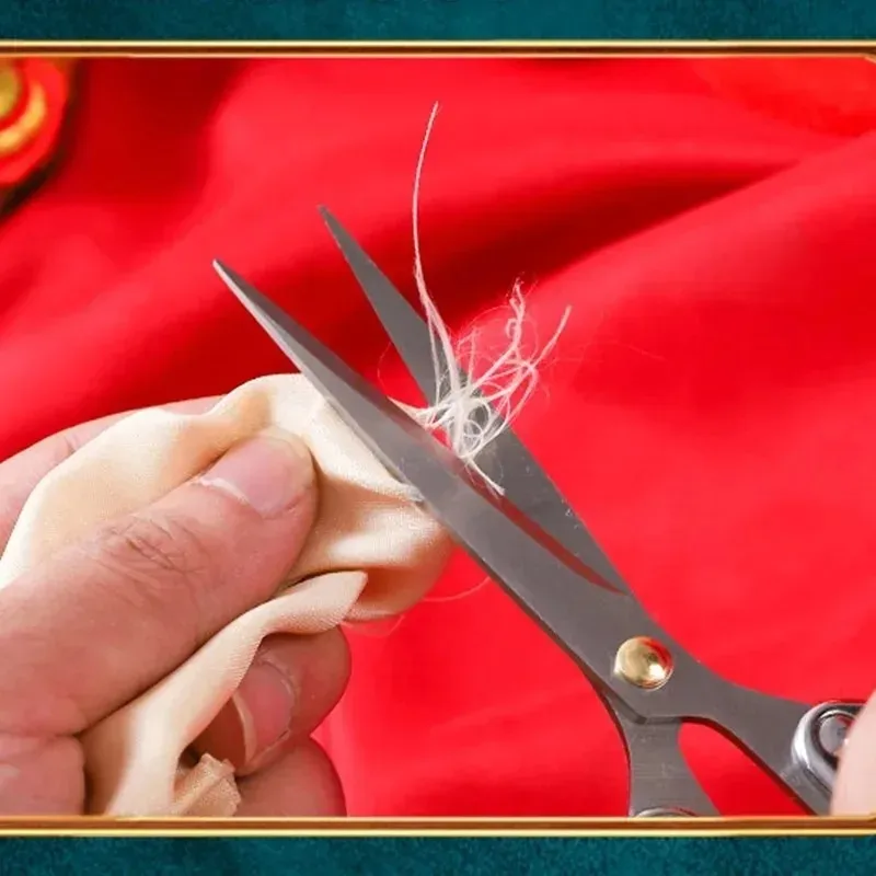 10pcs Professional Tailor's Scissors Cuts Straight Fabric Clothing Sewing Scissors Household Stationery Office Cutters