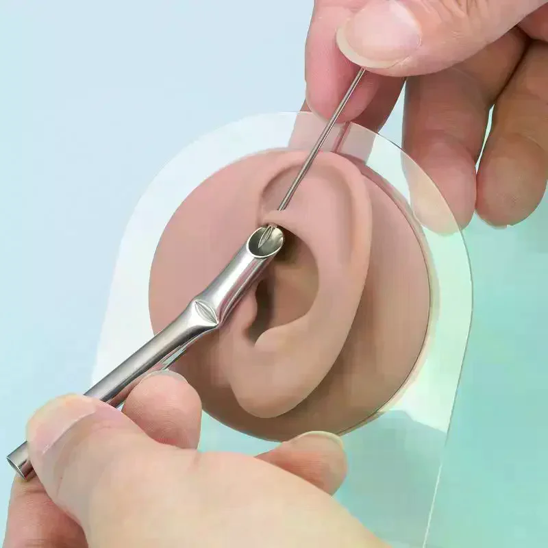 1Pcs Stainless Steel Piercing Tool Body Jewelry Tool Piercing Receiving Tube Accepts Needles Needle Receiving Tube