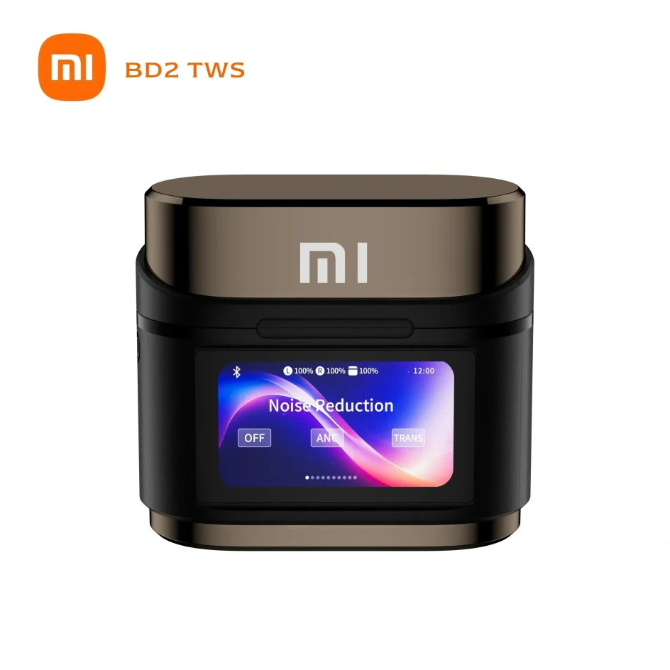 

XIAOMI True Wireless Bluetooth Headphones BD2 ANC Noise Cancelling ENC Digital Display HiFi Stereo Built-in Mic Headphones
