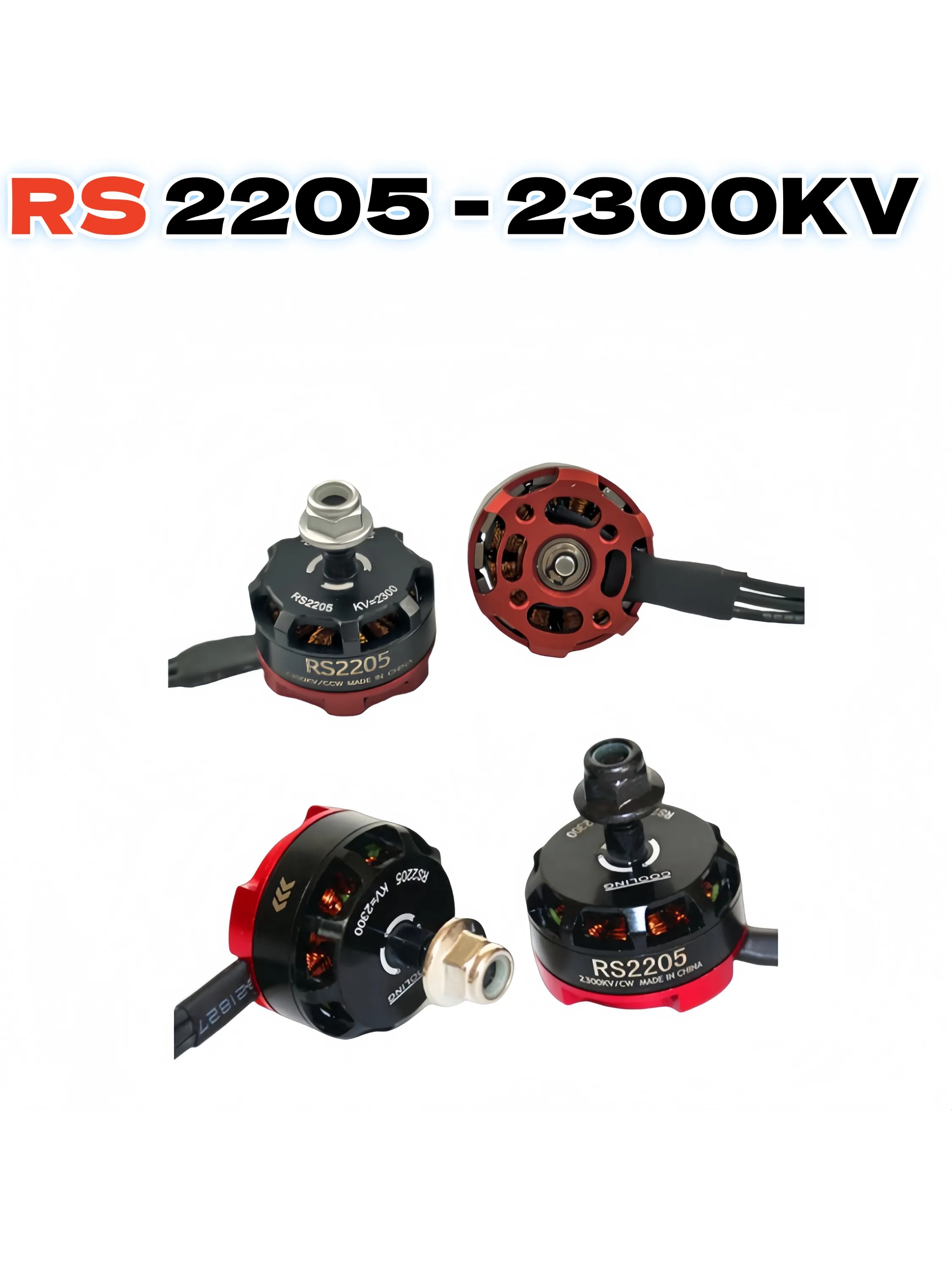2205 2300KV CW/CCW hoogwaardige en krachtige borstelloze motor, geschikt voor FPV race drones en multirotor vliegtuigen - afbeelding 2