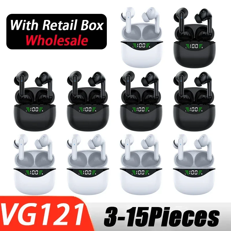 

VG121 Headphones HiFi Earbuds Bluetooth Earphones Wireless Headset V5.3 Smart Display Microphones 2024 TWS Bluetooth Watch Phone