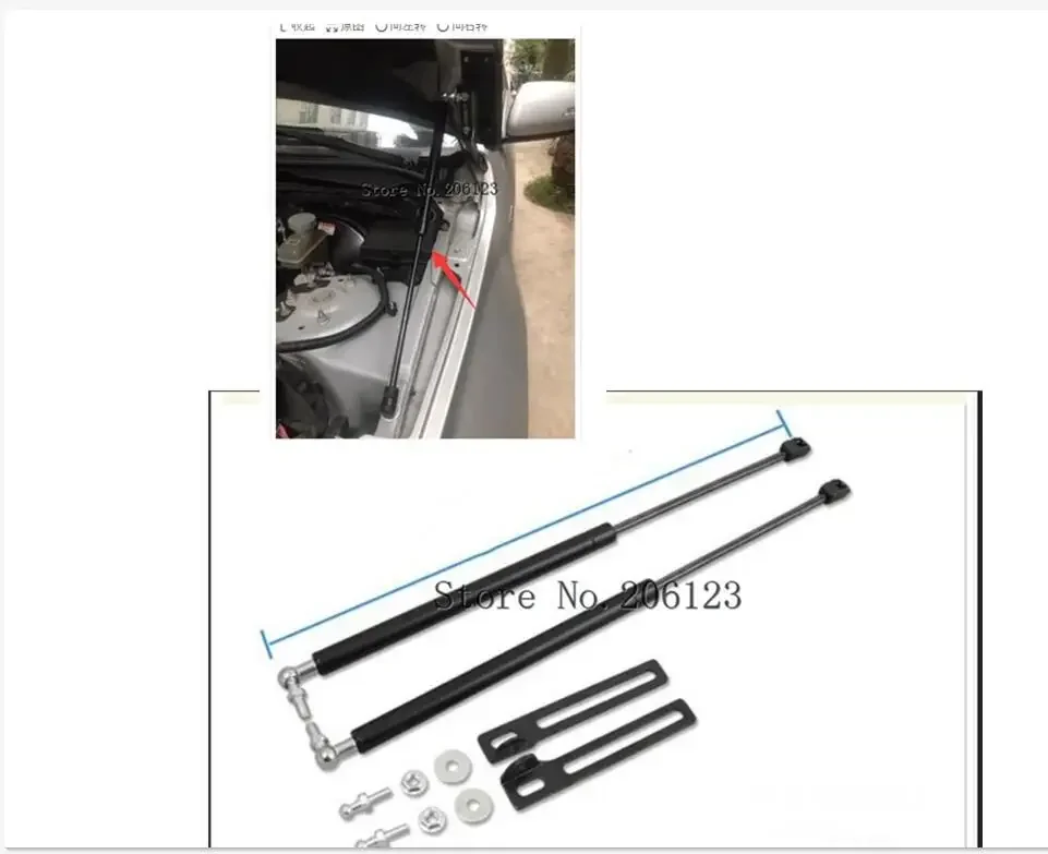 For Suzuki Grand Vitara Car Front Hood Engine Cover Supporting Hydraulic rod Lift Strut Spring Shock Bars Bracket