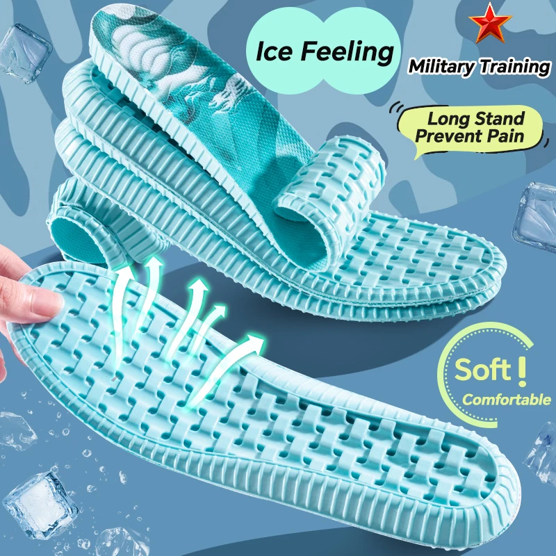 

2pcs Unisex Memory Foam Orthopedic Insoles Deodorizing Insole Shoes Sports Absorbs Sweat Soft Antibacterial Shoe Accessories