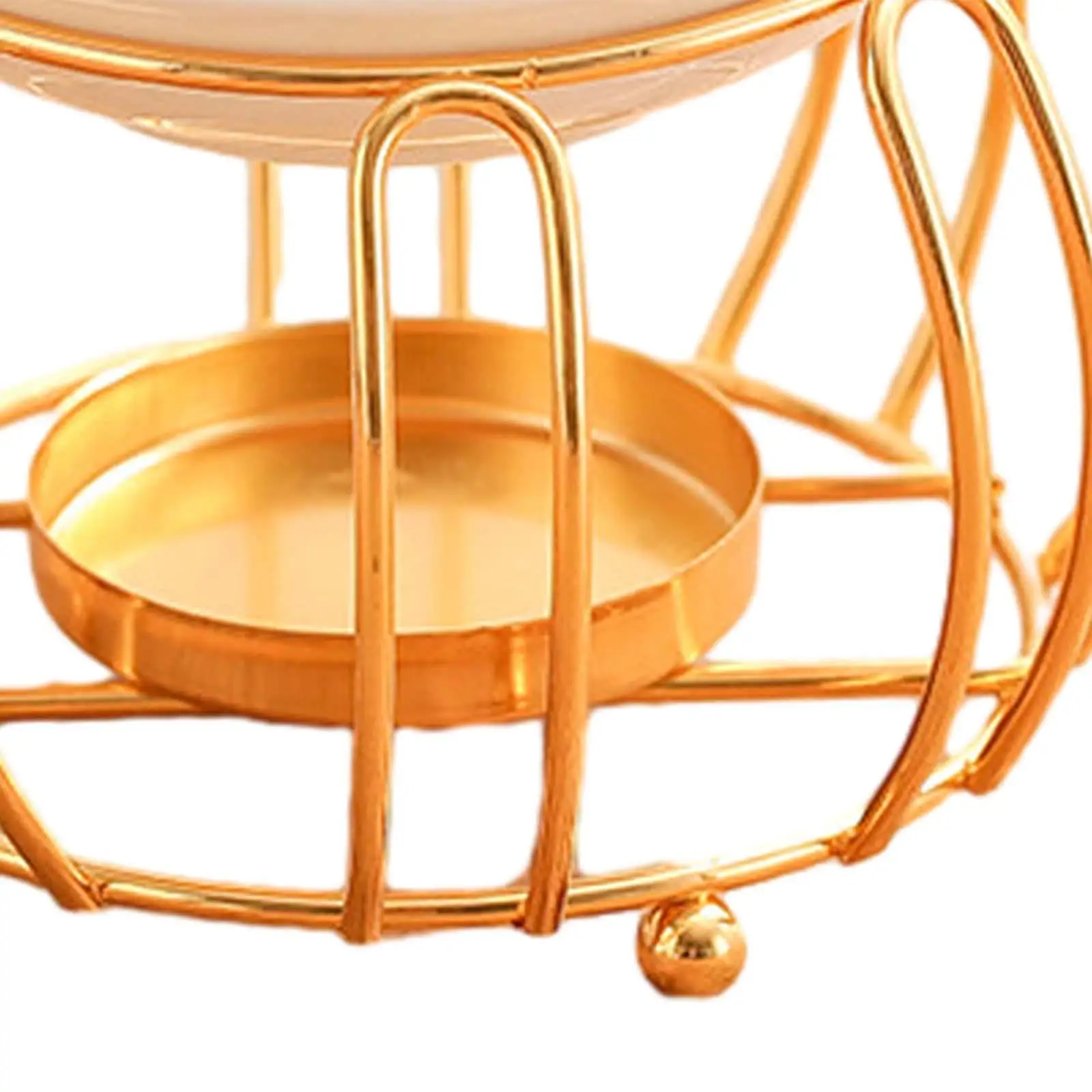 Candle Wax Melt Warmer Fragrance Warmer Diffuser Stylish European Romantic Elegant Tealight Warmer Diffuser for Home Bedroom