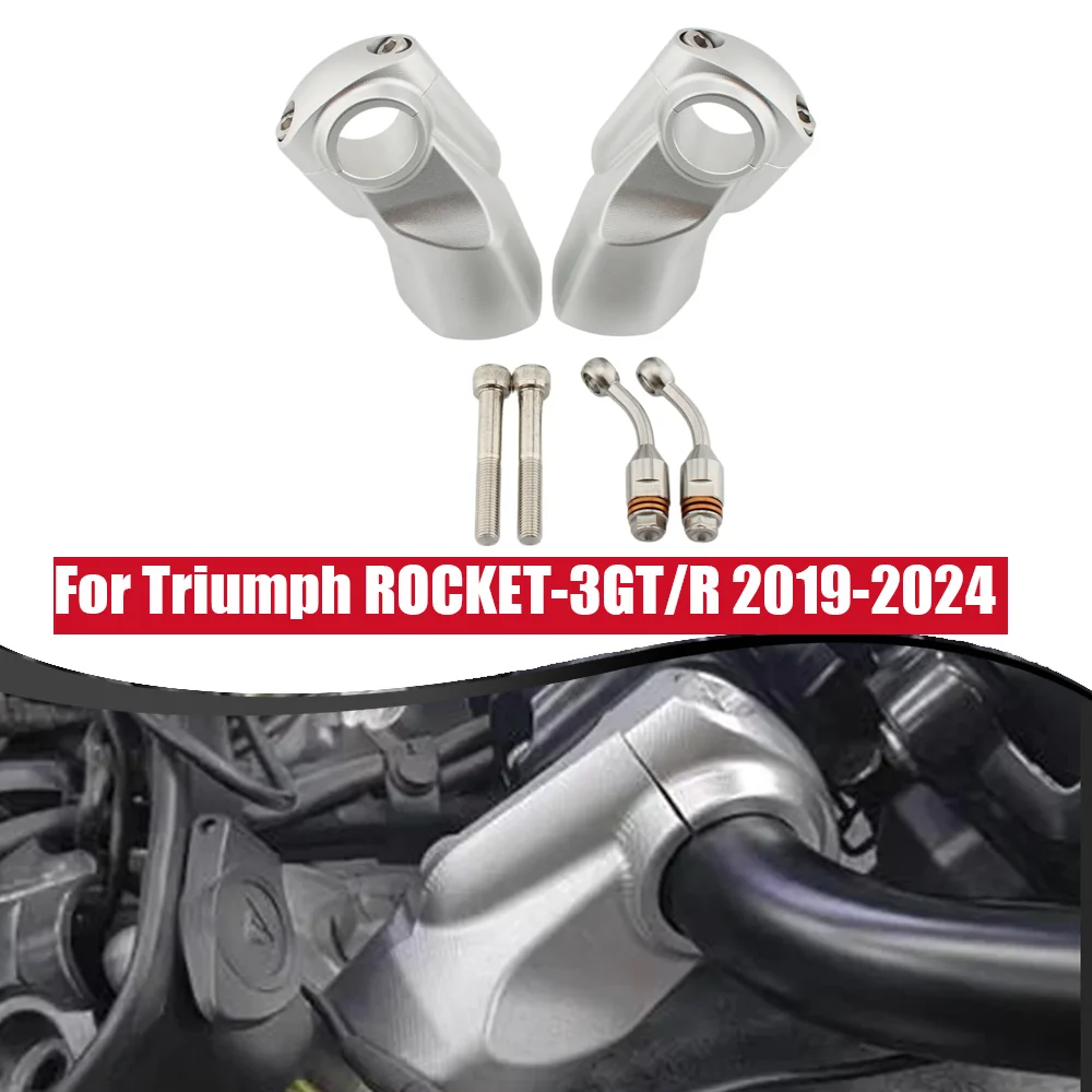 

Motorcycle Handlebar Riser Mount Clamp Lift 22MM Move Back 32MM For Triumph ROCKET-3GT/R Rocket 3R 2019-2024 2023 2022 2021