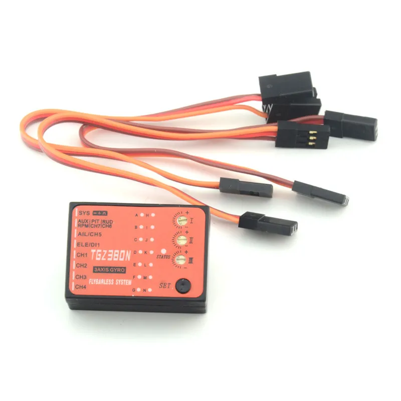 MB TGZ380N 3 Axis Gyro Flybarless System For ALIGN TREX T-REX etc. 450 550 600 700 RC Helicopter FBL DFC