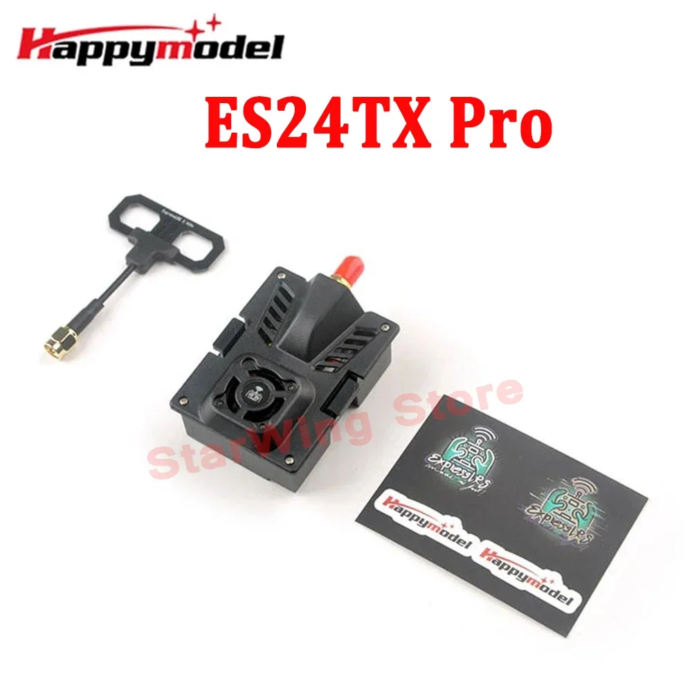 

HappyModel ES24TX Pro 1000mW 2.4G ExpressLRS ELRS Micro TX Module with Cooling Fan RGB LED Module for RC Airplane FPV Drone