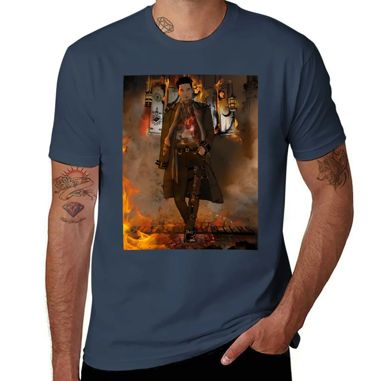 Magnus Bane. T-Shirt t shirts for man cotton anime tshirt t shirts for man pack cotton T-Shirt
