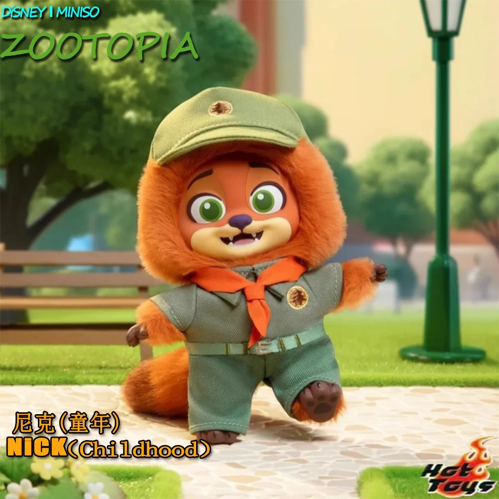 صندوق أعمى من الفينيل الأصلي من Disney Zootopia - ألعاب قلادة على شكل شخصية كرتونية لطيفة، هدية عصرية لمفاجأة غامضة لمحبي #6