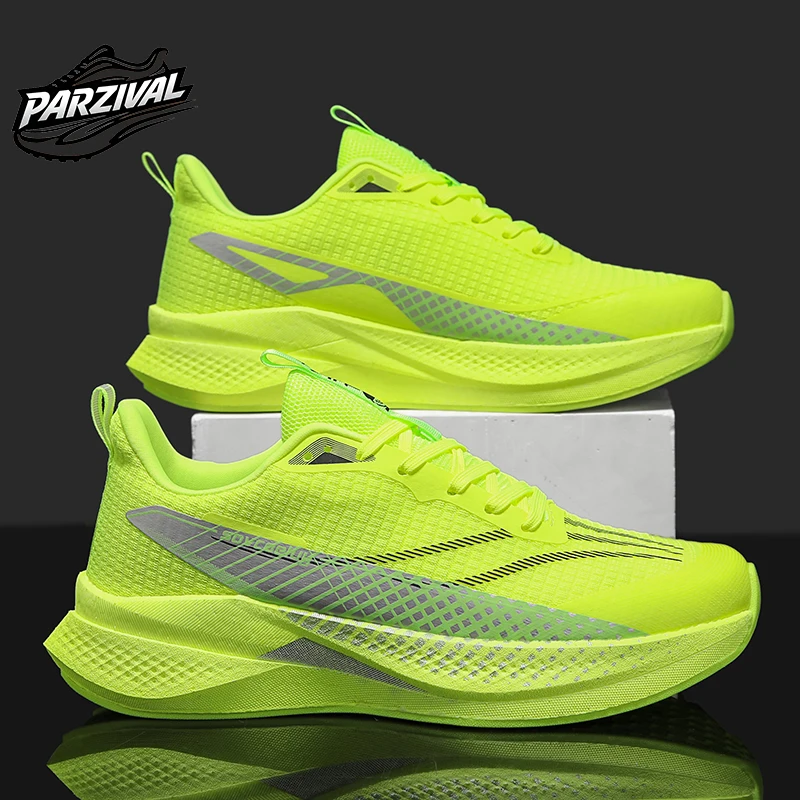 Men Carbon Plate Running Shoes Breathable Women Athletic Tennis Sneakers Cushion Sport Trainers Outdoor Marathon Jogging Shoes