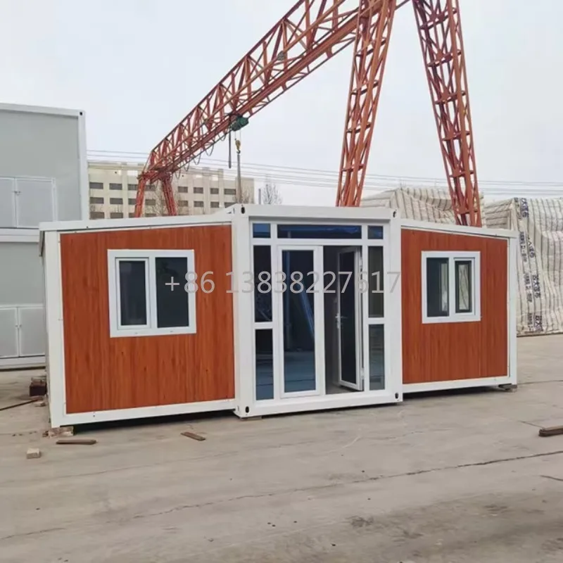 Extendable Foldable Container House Pre-Made Luxury 20ft Steel Prefab House 20/30/40ft Modular
