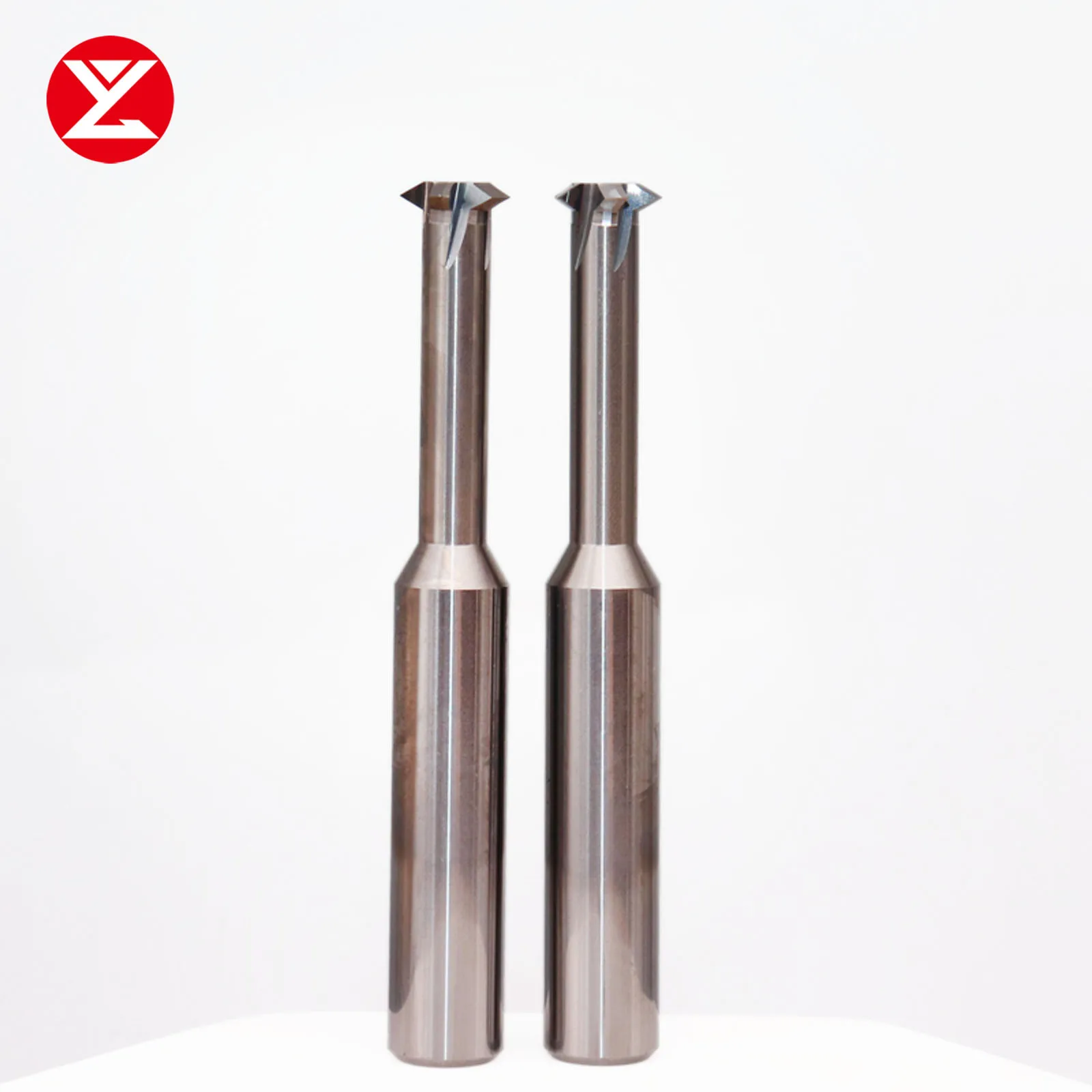 YUZETOOLS фреза из вольфрамовой стали с одним зубцом для резки алюминия M1.2 M1.4 M1.6 M2 M2.5 M3 M4 M5 M6 фреза