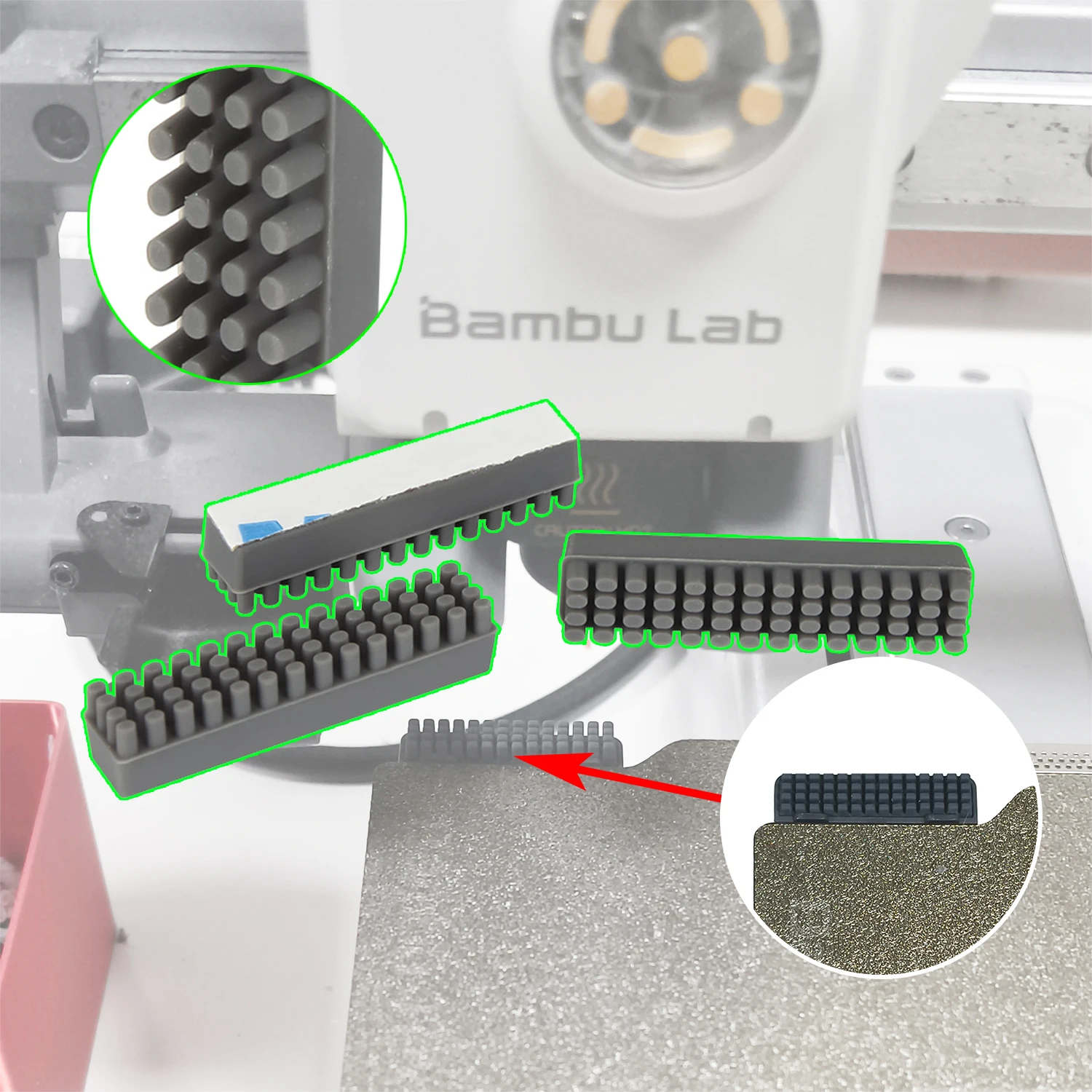 Hotend لـ Bambu Lab A1 مجموعة صغيرة Hotend Kit 0.2 0.4 0.6 0.8 مللي متر فوهة قابلة للاستبدال للطابعة ثلاثية الأبعاد مختبر الخيزران A1/A1mini Hotend